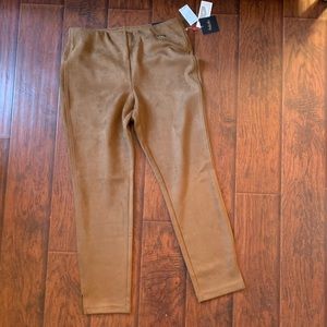 NWT Suede Tan Pants